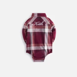 Clearance Kith Baby Kith Kids Baby Plaid Long Sleeves Shirt Onesie Rogue