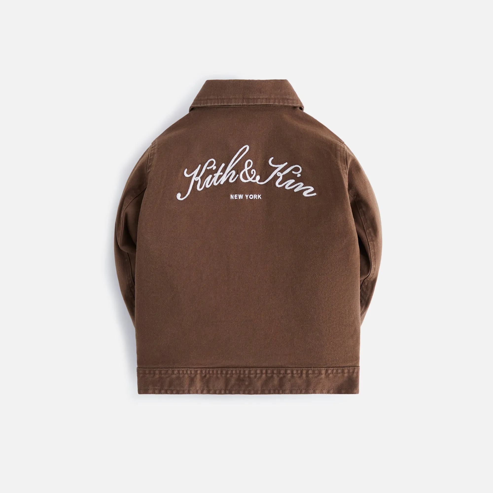 Cheap Kith Baby Kith Kids Baby Twill Workman Shirt Coffee