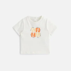 Sale Kith Baby Kith Kids Baby Typography Tee Sandrift
