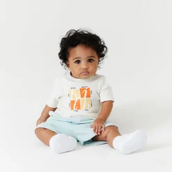 Sale Kith Baby Kith Kids Baby Typography Tee Sandrift