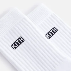 Shop Kith Kids Classic Crew Socks White