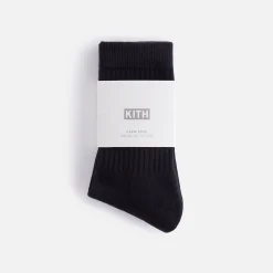 Shop Kith Kids Classic Crew Socks Black