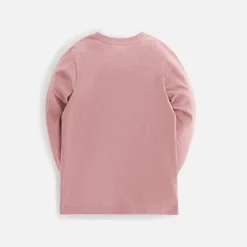 Discount Kith Kids Classic Long Sleeve Tee Pink Opal