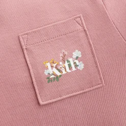 Discount Kith Kids Classic Long Sleeve Tee Pink Opal