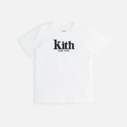 New Kith Kids Classic Mott Tee White