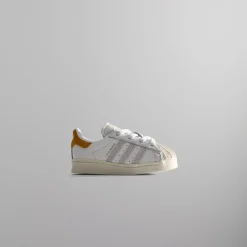 Cheap Kith Kids Classics For Adidas Originals Toddler Superstar White / Off White