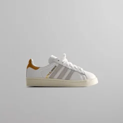 Shop Kith Kids Classics For Adidas Originals Pre-School Campus 80S White / Off White