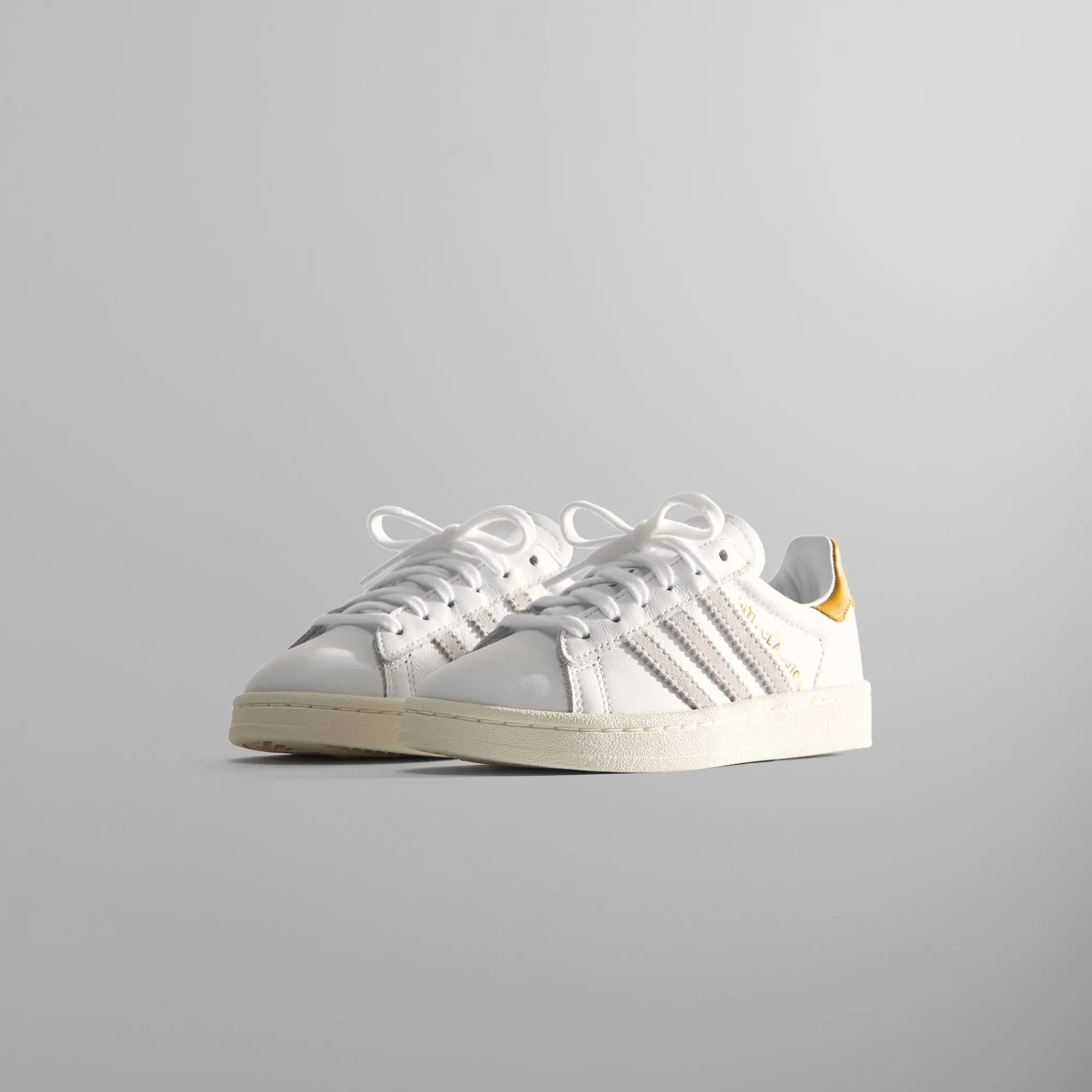 Shop Kith Kids Classics For Adidas Originals Pre-School Campus 80S White / Off White