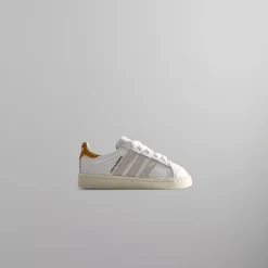 Clearance Kith Kids Classics For Adidas Originals Toddler Campus 80S White / Off White