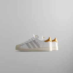 Cheap Kith Kids Classics For Adidas Originals Pre-School Superstar White / Off White
