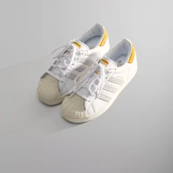 Cheap Kith Kids Classics For Adidas Originals Pre-School Superstar White / Off White