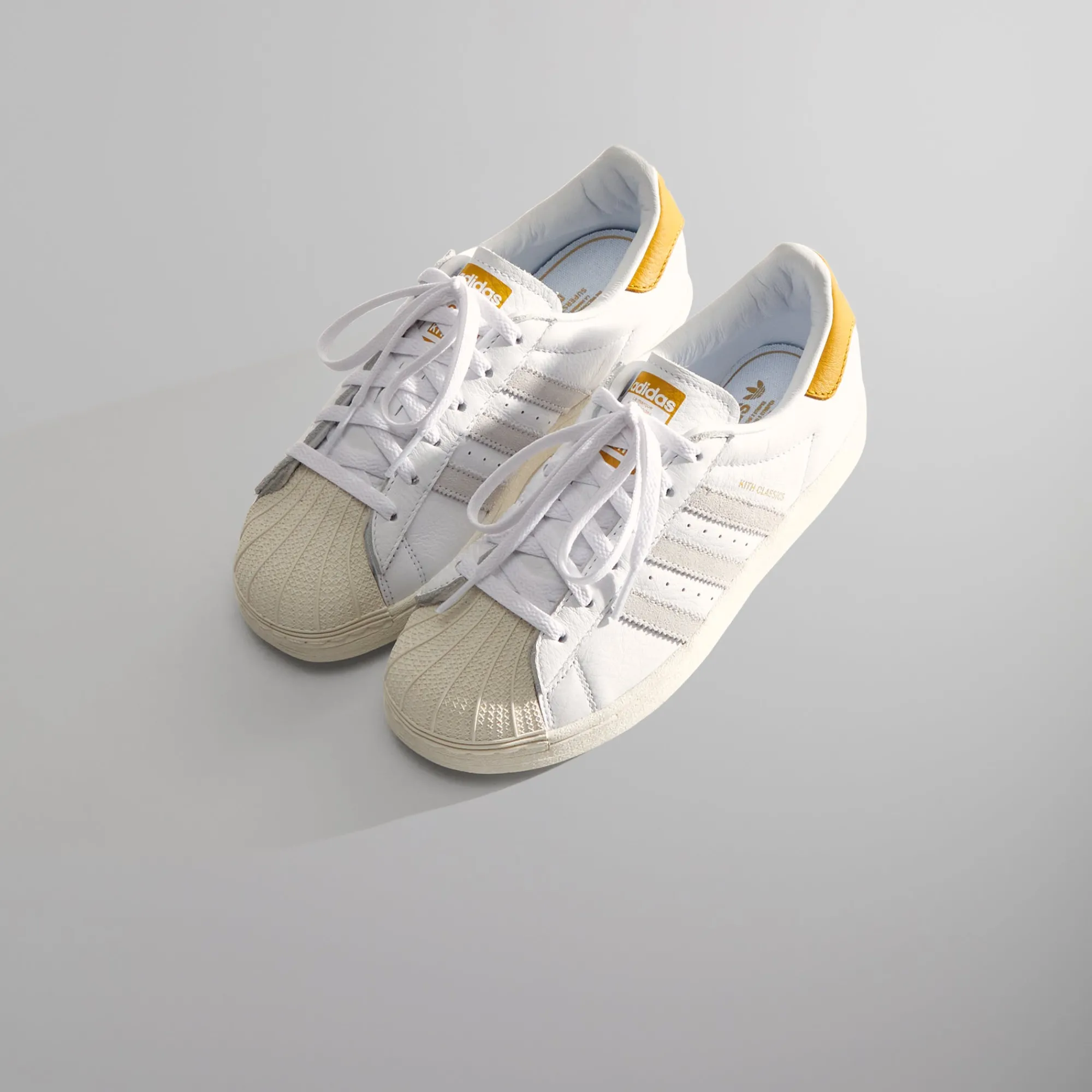 Cheap Kith Kids Classics For Adidas Originals Pre-School Superstar White / Off White