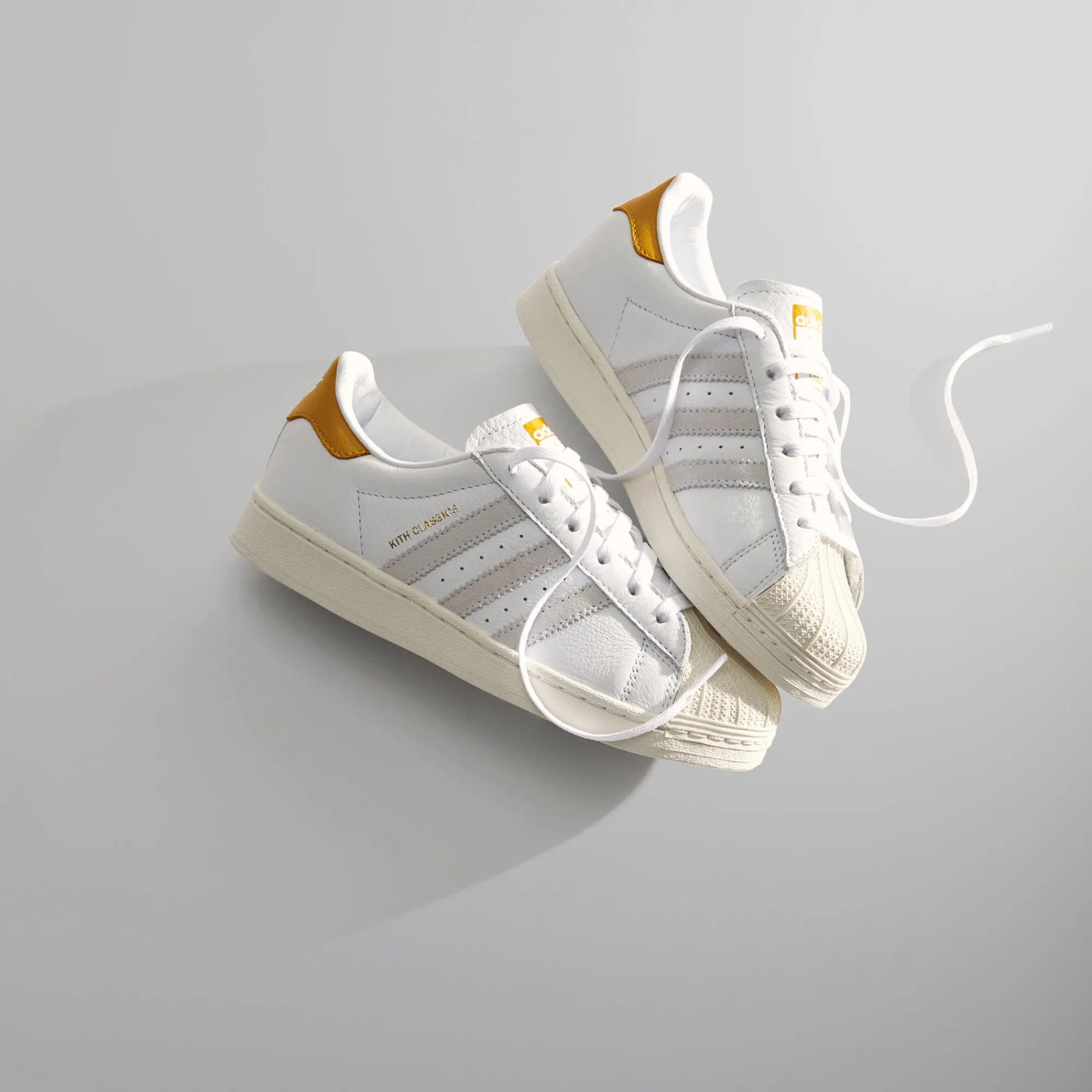 Cheap Kith Kids Classics For Adidas Originals Pre-School Superstar White / Off White