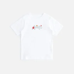 Shop Kith Kids Floral Serif Tee White