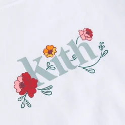 Shop Kith Kids Floral Serif Tee White