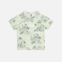 Best Sale Kith Kids Kai Rashguard Tee Stoneware