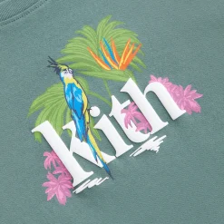 Cheap Kith Kids Novelty Bird Graphic Tee Fatigue