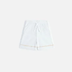 Cheap Kith Kids Novelty Camp Short White