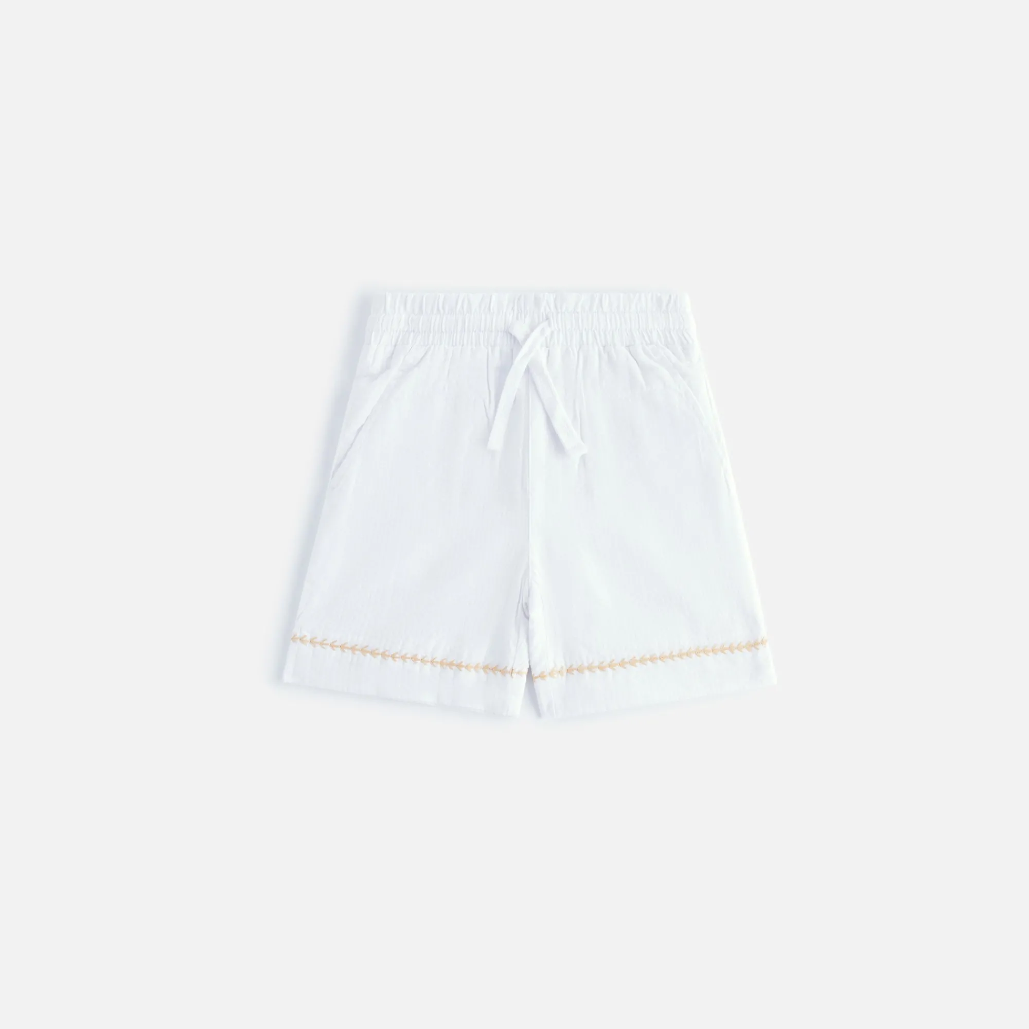 Cheap Kith Kids Novelty Camp Short White
