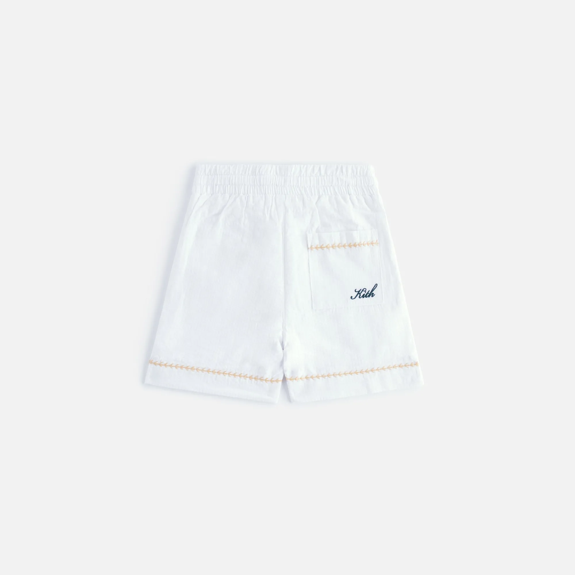 Cheap Kith Kids Novelty Camp Short White