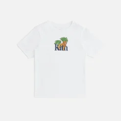 Hot Kith Kids Novelty Lion Graphic Tee White