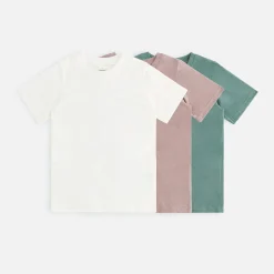 Sale Kith Kids 3-Pack Tees Dusty Mauve Multi