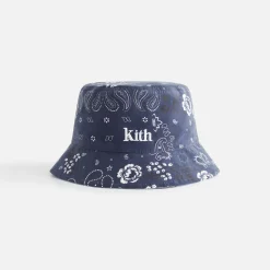 Fashion Kith Kids Paisley Reversible Bucket Hat Prestige