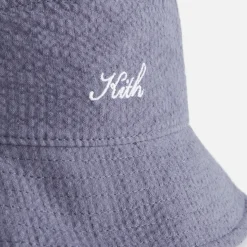 Discount Kith Kids 5-Panel Seersucker Bucket Hat Torpedo