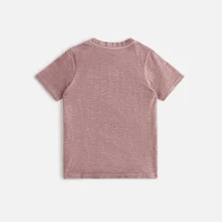 Fashion Kith Kids Slub Classic Logo Tee Dusty Quartz