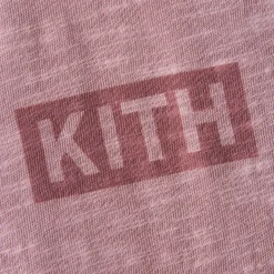 Fashion Kith Kids Slub Classic Logo Tee Dusty Quartz