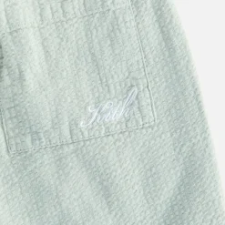 Sale Kith Kids Textured Camp Short Mint
