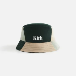 New Kith Kids Woodpoint Reversible Bucket Hat Court