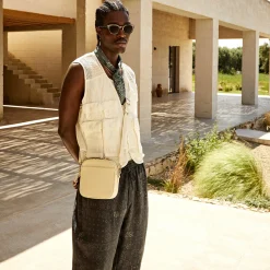 Sale Kith Leather Sherman Bag Sandrift