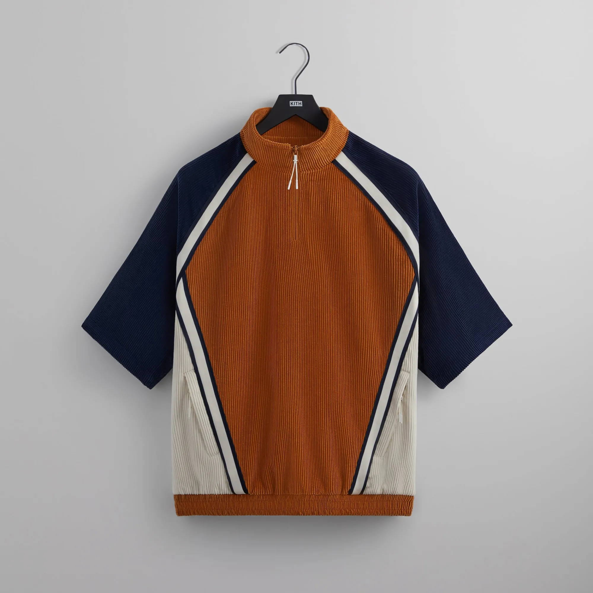 Outlet Kith Linden Retro Quarter Zip Carmelite
