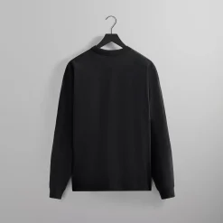 Best Kith Long Sleeve Leonard Tee Black