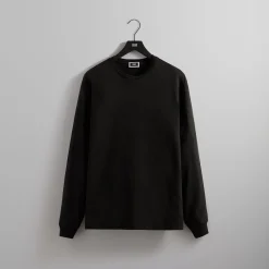 Cheap Kith Long Sleeve Vintage Tee Black