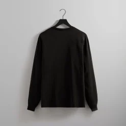 Cheap Kith Long Sleeve Vintage Tee Black