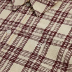 Cheap Kith L/S Boxy Collared Overshirt Magma