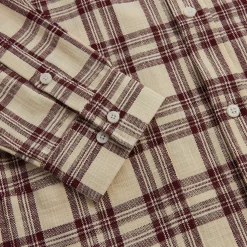 Cheap Kith L/S Boxy Collared Overshirt Magma