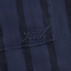 Flash Sale Kith L/S Poplin Boxy Collared Overshirt Nocturnal