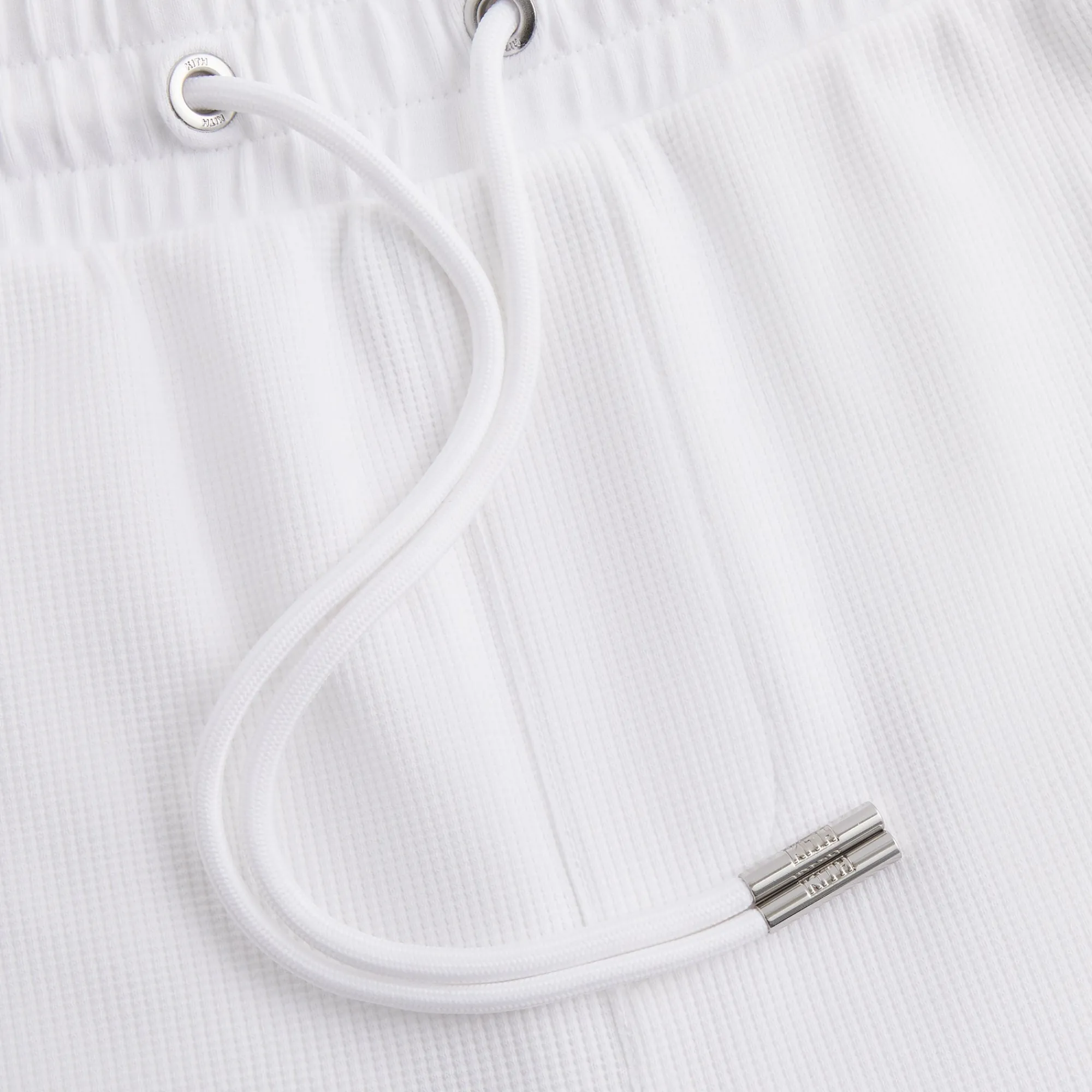 Cheap Kith Micro Waffle Graham Short White