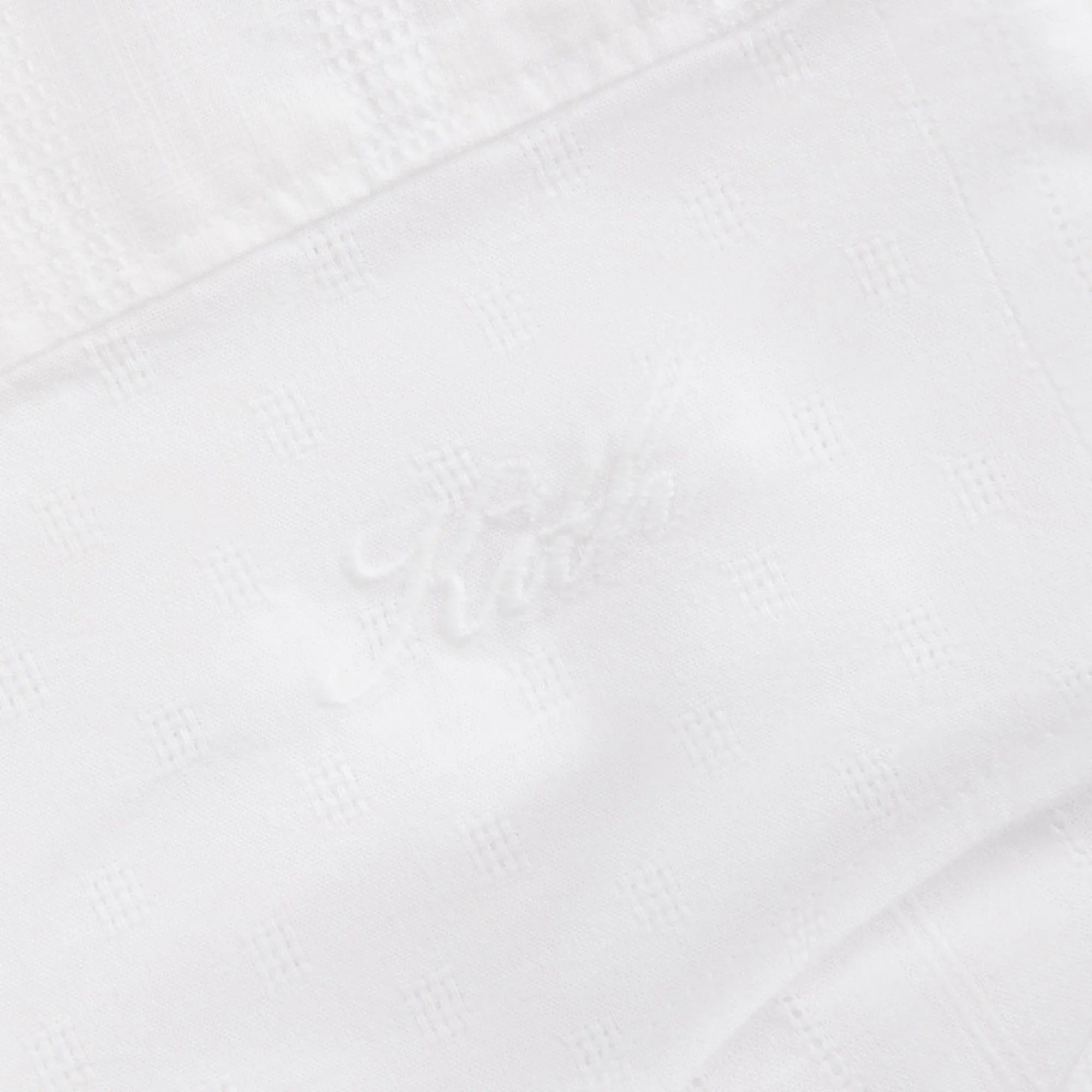 Sale Kith Mixed Dobby Apollo Shirt White
