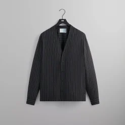 Shop Kith Modern Stripe Sullivan Gi Black