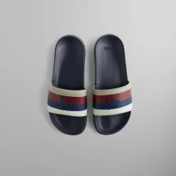 Flash Sale Kith Multi Stripe Serif Slide Ink