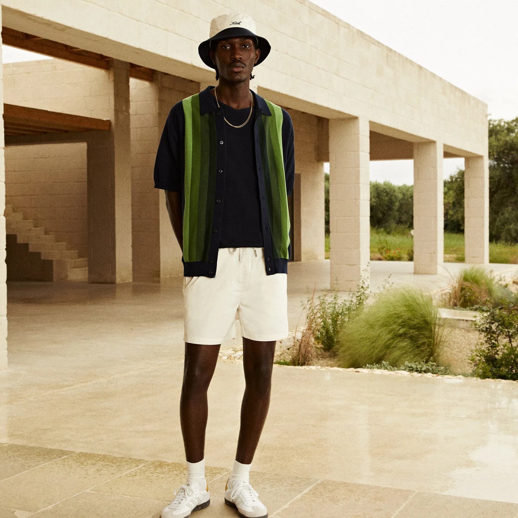 Cheap Kith Nylon Active Short Sandrift