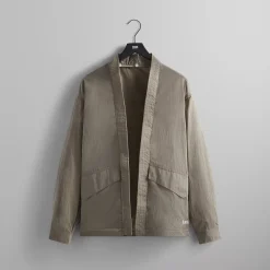 New Kith Nylon Fulton Kimono Track Jacket Canvas