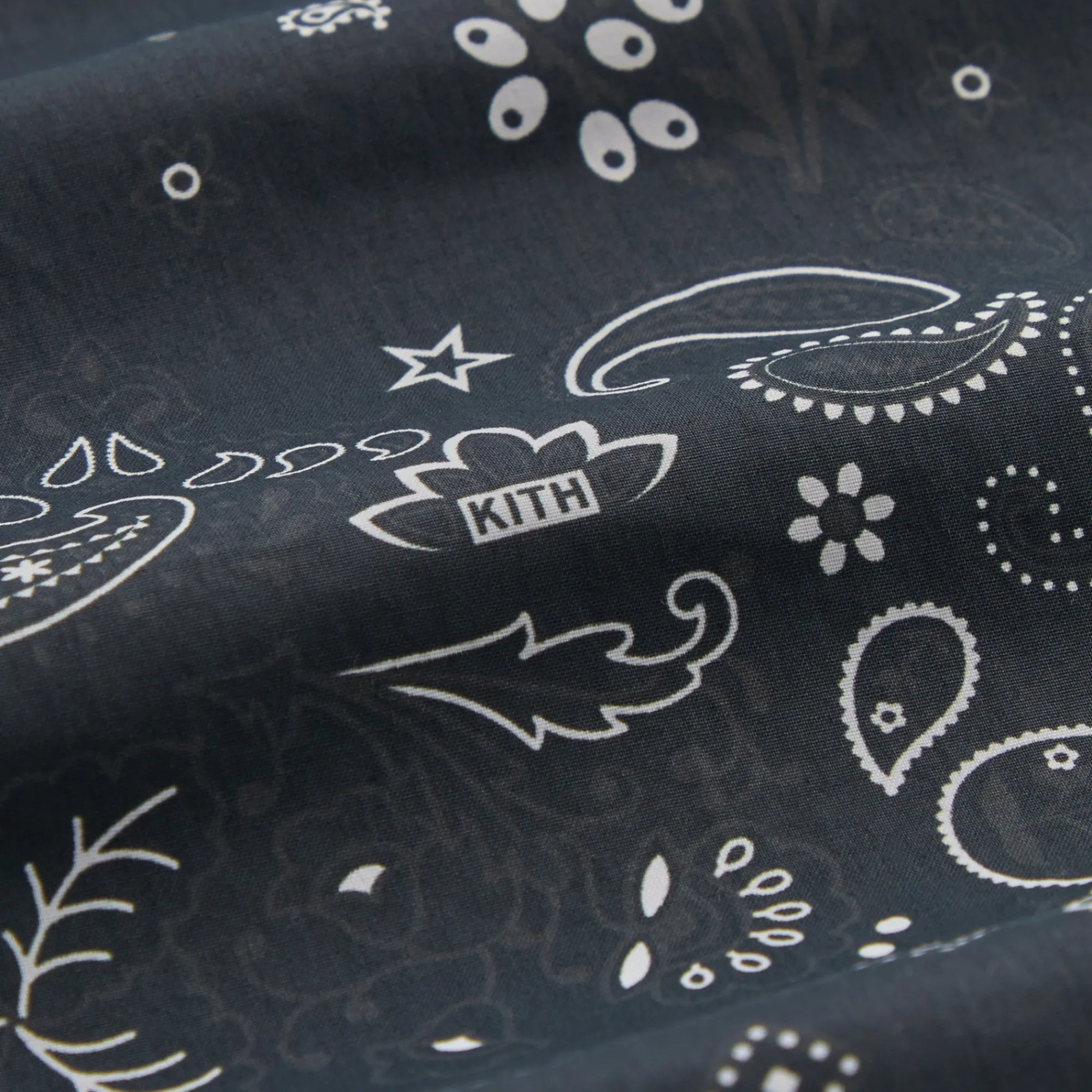 Outlet Kith Paisley Collins Swim Short Black