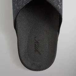 Fashion Kith Paisley Crossover Slide Black