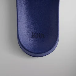 Clearance Kith Serif Logo Slides Nocturnal