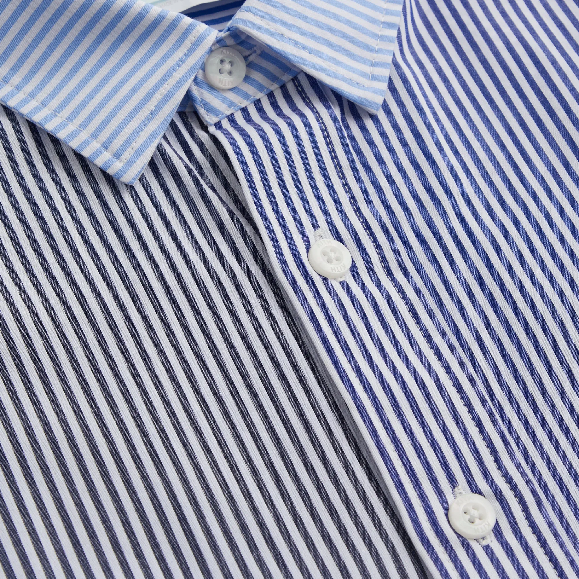 Best Sale Kith Striped Berkeley Buttondown Shirt Montage